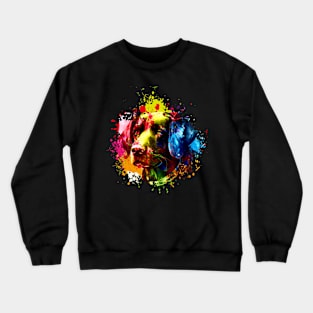 Golden watercolor Crewneck Sweatshirt